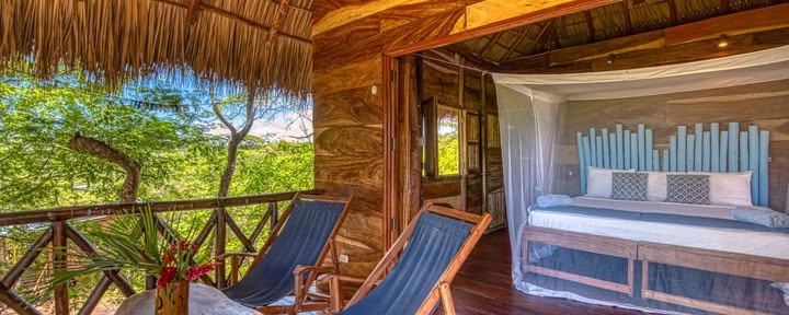 Privater Bungalow mit Gartenblick