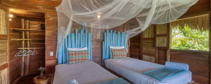 Gemeinsamer Bungalow 6 (2 Personen pro Zimmer)