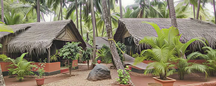 Traditionelles Keralanisches Eco-Cottage