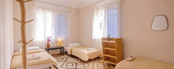 Gemeinschaftsdreibettzimmer