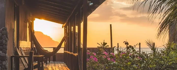 Privater Bungalow direkt am Strand