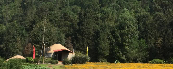 Yurt-Schlafsaal
