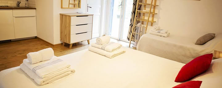 Die Apartmentwohnung im Innenhof