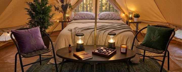 Liebe mich Tenter – Übernachtung im Glamping-Zelt