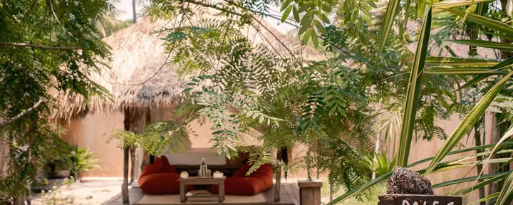 Bungalow mit eigenem Badezimmer
