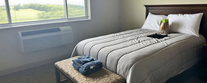 Einzelzimmer: Doppelbett